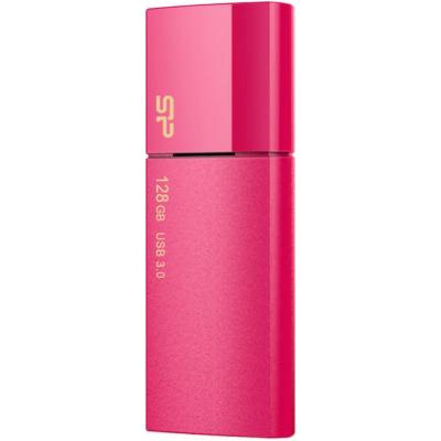USB флеш накопичувач Silicon Power 128GB Blaze B05 Pink USB 3.0 (SP128GBUF3B05V1H) - зображення 2