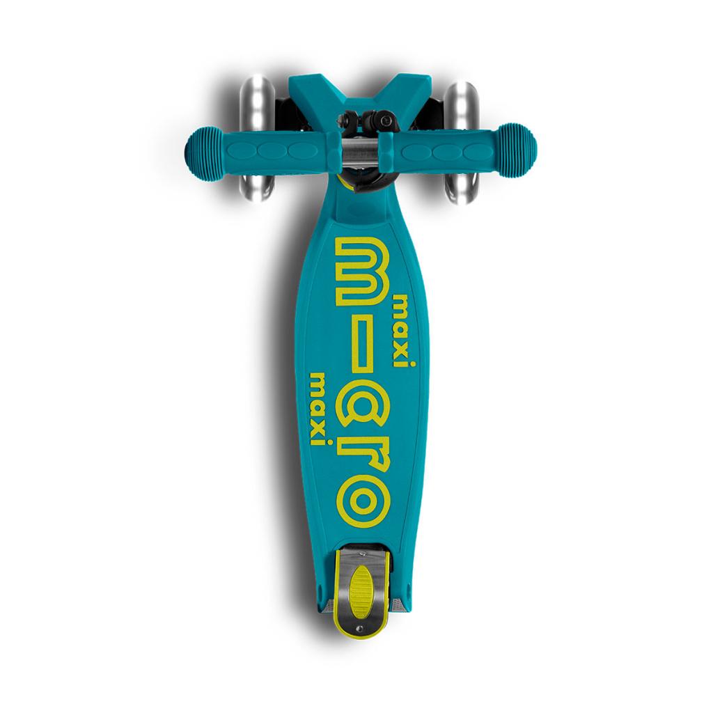 Самокат Micro Maxi Deluxe Foldable LED Зелений (MMD097) - зображення 5