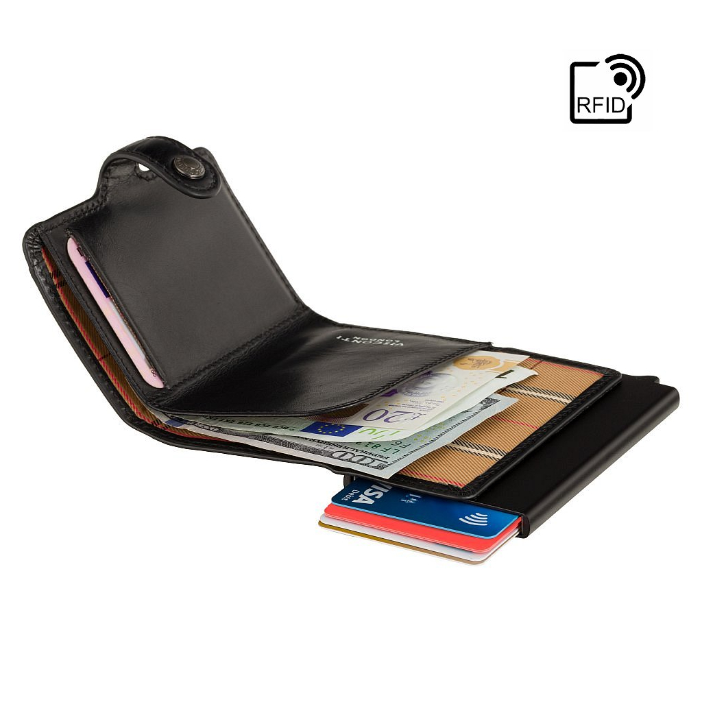 Гаманець Visconti ENZ80 Speziale Black Shadow (ENZ80 BLK) - зображення 8