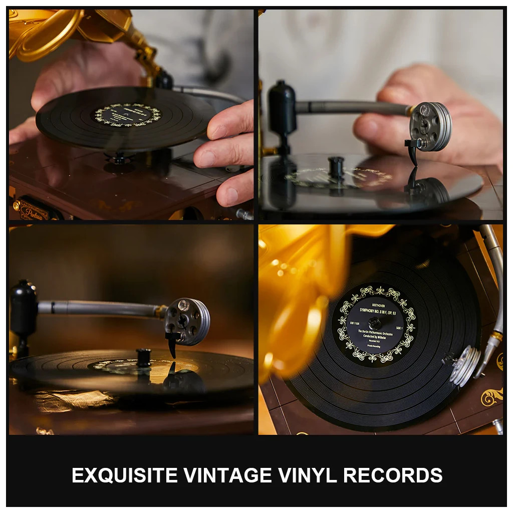 Конструктор Pantasy Original - Retro Ретро-грамофон (85009) - зображення 4