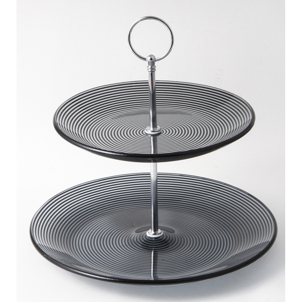 Фруктовниця Viva Monaco 25 / 20 см Чорна (S3020T/M2-Black) - зображення 3