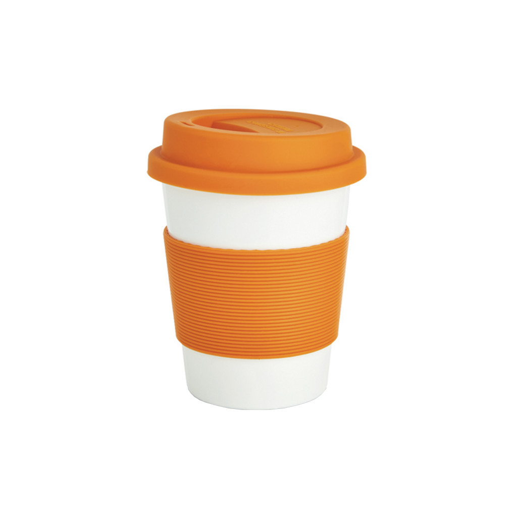 Чашка туристична Loоoqs Ритм міста помаранчева (P432.888) - зображення 1