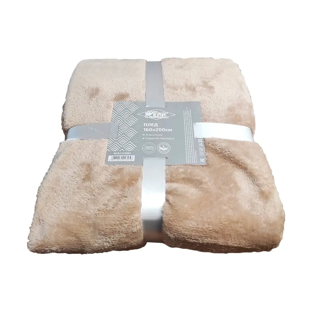 Плед Werk Сердолік бежевий 200 х 220 см (119211) - зображення 1