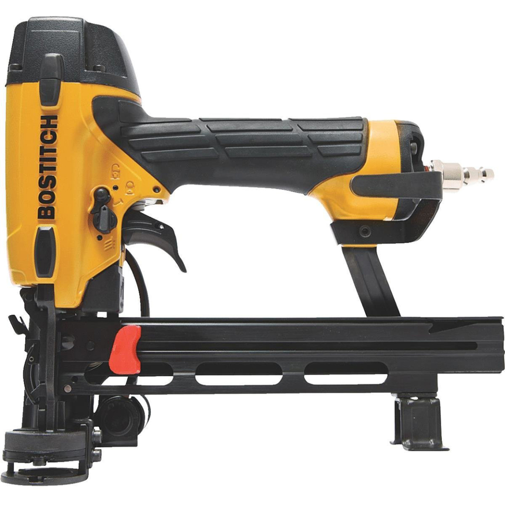 Степлер будівельний Bostitch пневматичний, тип кріплення SL, довжина 19-38 мм та шайби SB-CAPS (SL1838BC-E) - зображення 2