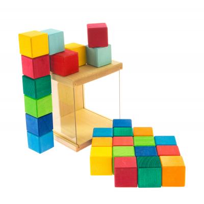Конструктор Nic дерев'яні кубики 27 ел. (NIC523303) - зображення 5