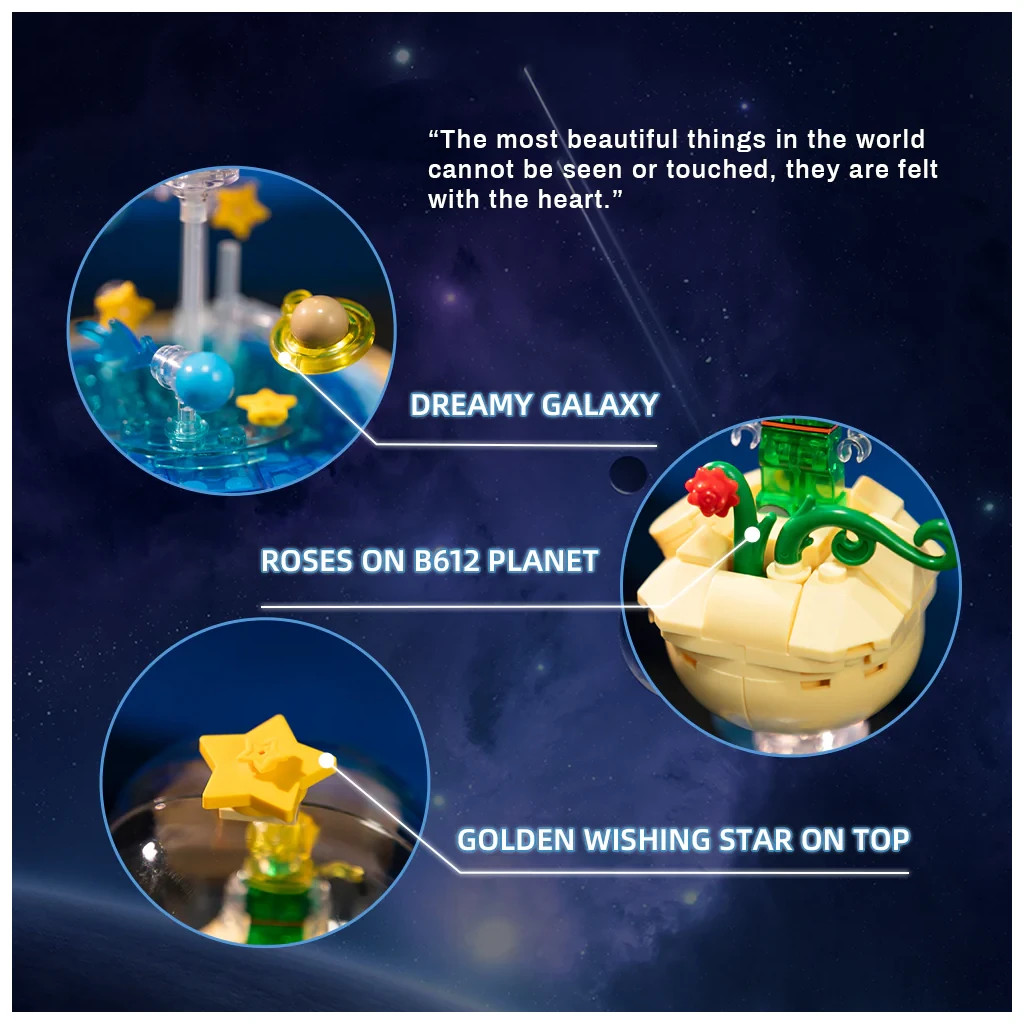 Конструктор Pantasy Le Petit Prince Маленький принц на планеті (86303) - зображення 4