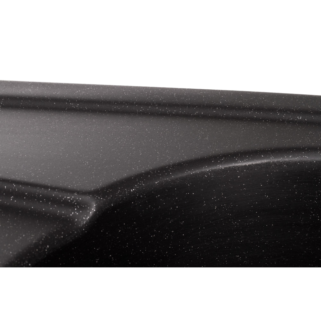 Мийка кухонна GRANADO MURCIA black shine (gr1701) - зображення 4