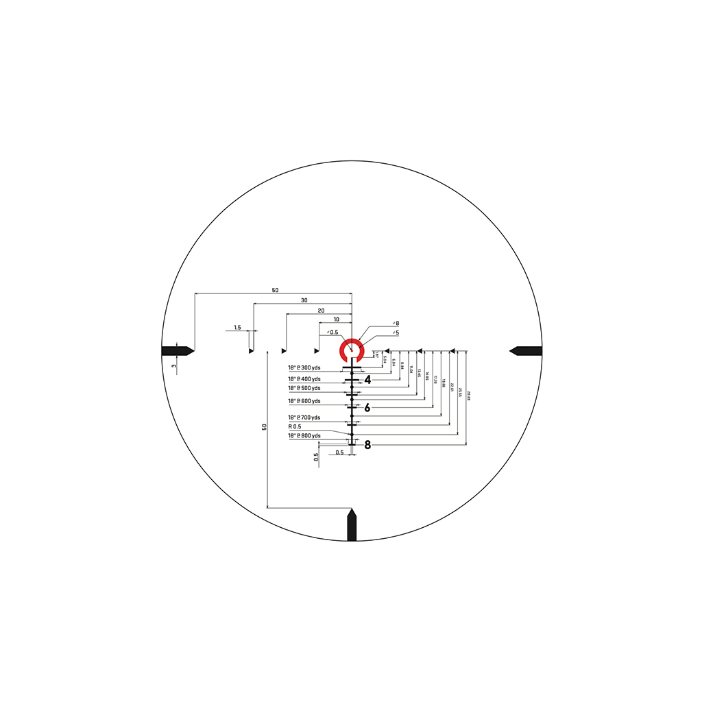 Оптичний приціл Sig Sauer Bravo3 3x24mm Horseshoe Dot Illum (SOB33101) - зображення 5