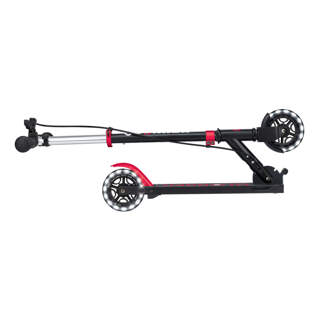 Самокат Globber Flow Element Junior Lights LED,, чорно-червоний (729-102) - изображение 8