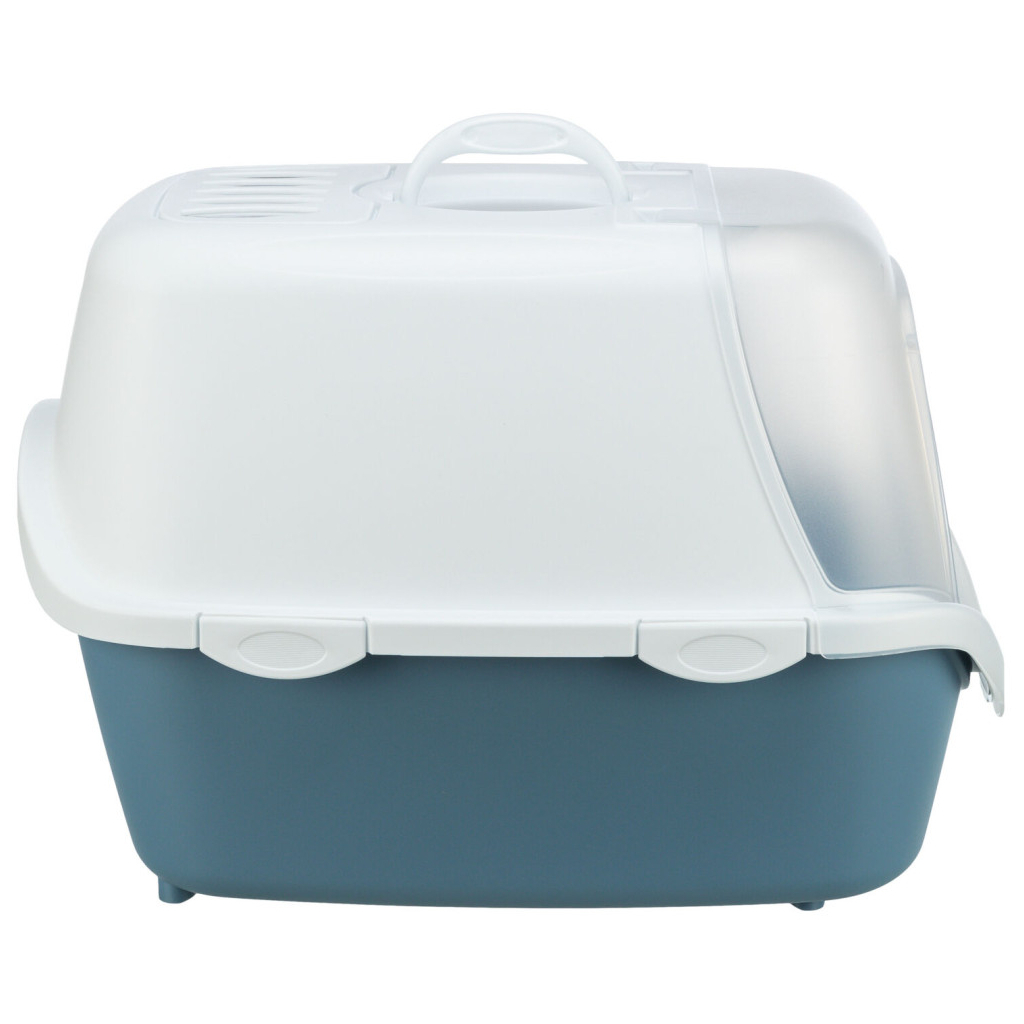 Туалет для котів Trixie Vico з напівпрозорим верхом 40х40х56 см блакитно-білий (4011905403410) - изображение 7