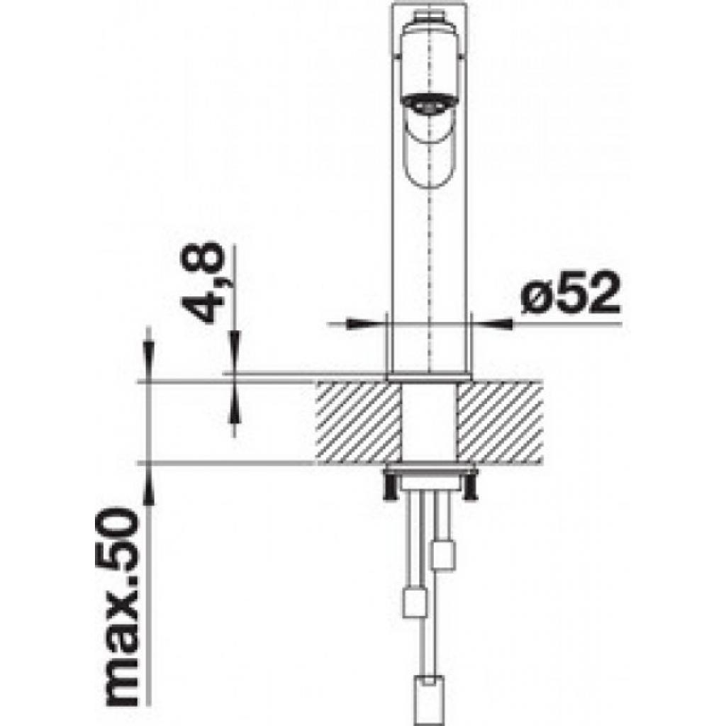 Змішувач Blanco AMBIS-S НЕРЖ (523119) - зображення 2