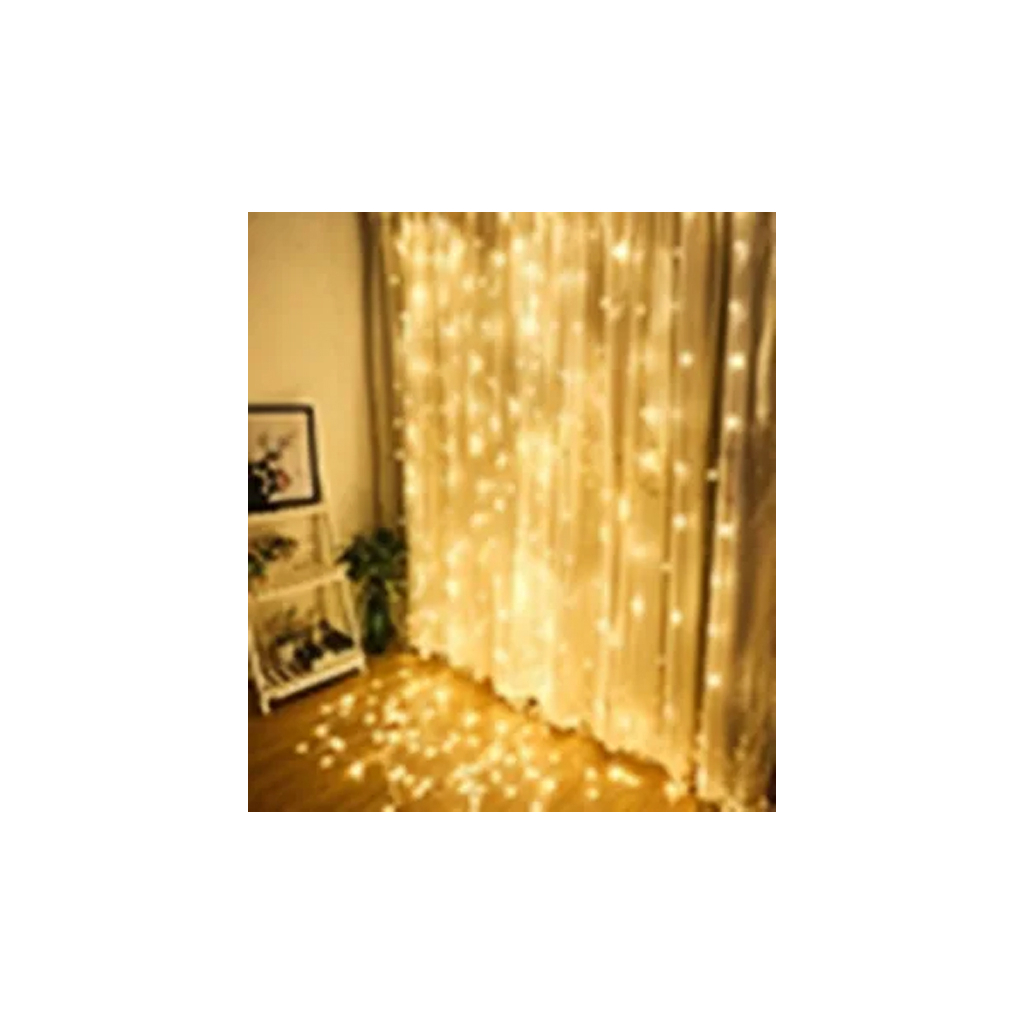 Гірлянда BPNY штора White 200 LED, 2Мх2М, 220V, 12W (116013) - изображение 1