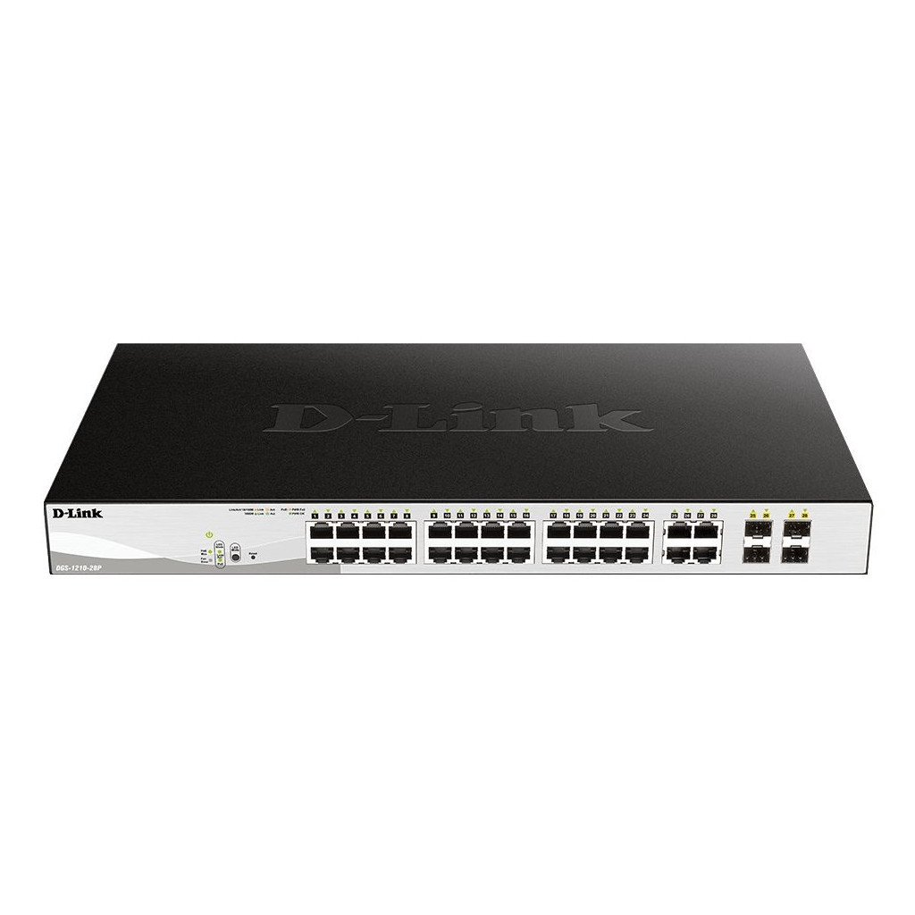 Комутатор мережевий D-Link DGS-1210-28P/E - зображення 1