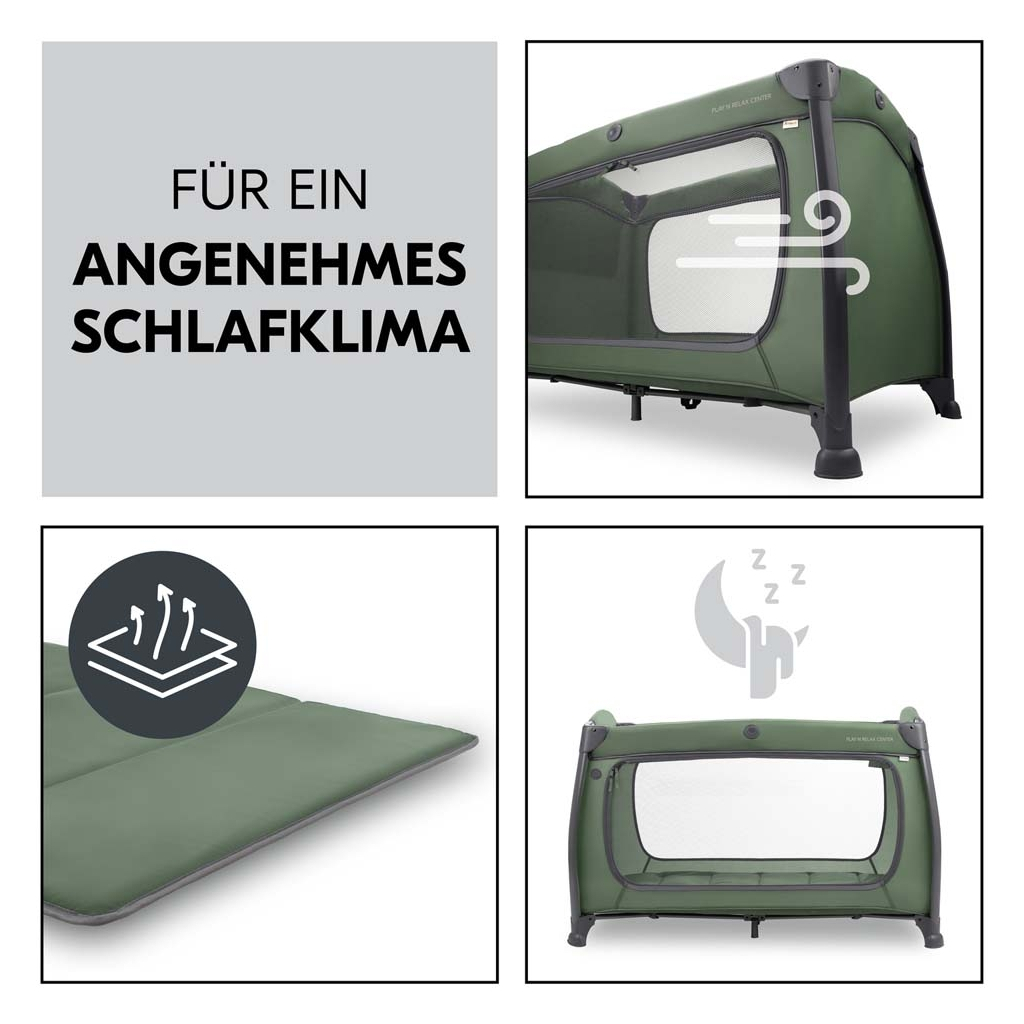 Дитячий манеж Hauck Play N Relax Dark Green (60015-3) - зображення 5