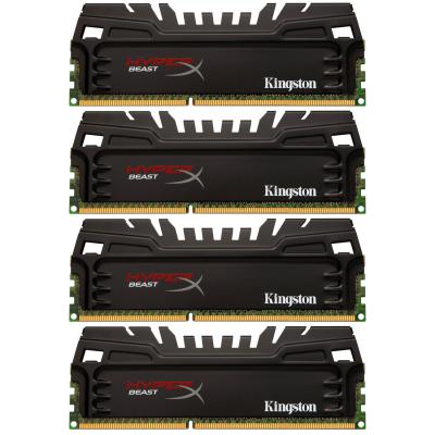 Модуль пам'яті для комп'ютера DDR3 16GB (4x4GB) 1866 MHz Kingston Fury (ex.HyperX) (HX318C9T3K4/16) - зображення 1