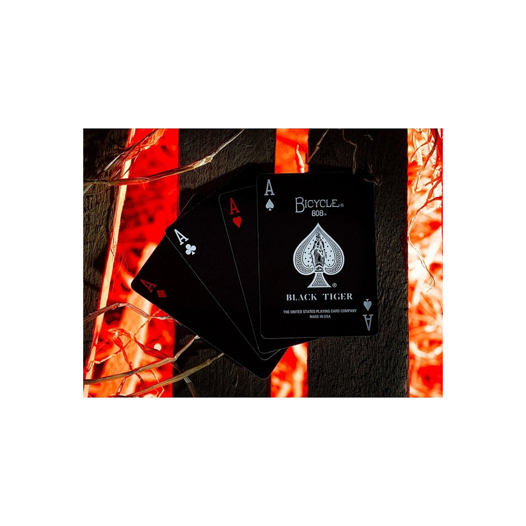 Гральні карти Bicycle Black Tiger Revival edition (ВР_КИББТ) - изображение 5