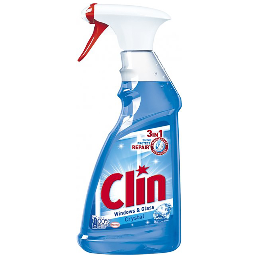 Засіб для миття скла Clin Блакитний 500 мл (9000100865760) - изображение 1