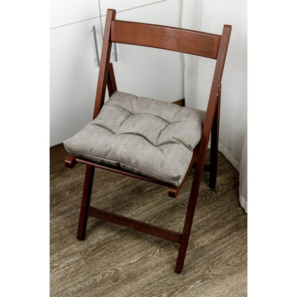 Подушка на стілець Прованс FIESTA Сіра 40х40 см (033514) - зображення 2