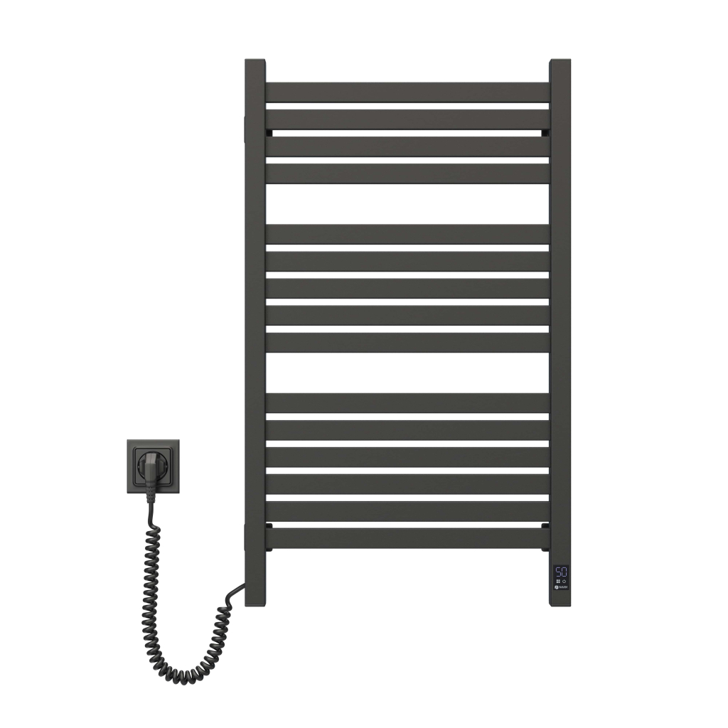 Сушарка для рушників Navin Авангард Х, 800х480, Wi-Fi, чорний муар, лівобічна (12-272155-4880) - зображення 5