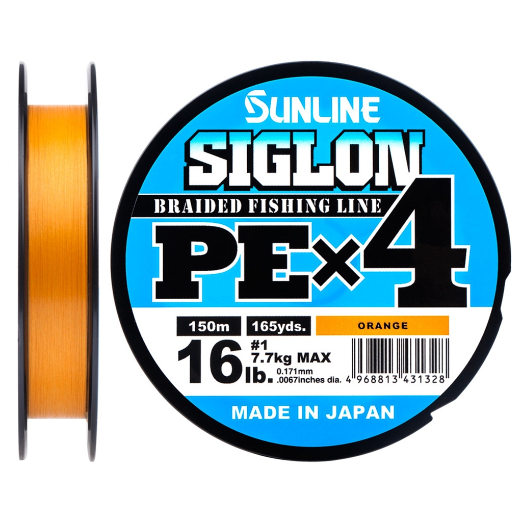 Шнур Sunline Siglon PE н4 300m 2.0/0.242mm 35lb/15.5kg Помаранч (1658.09.57) - зображення 1