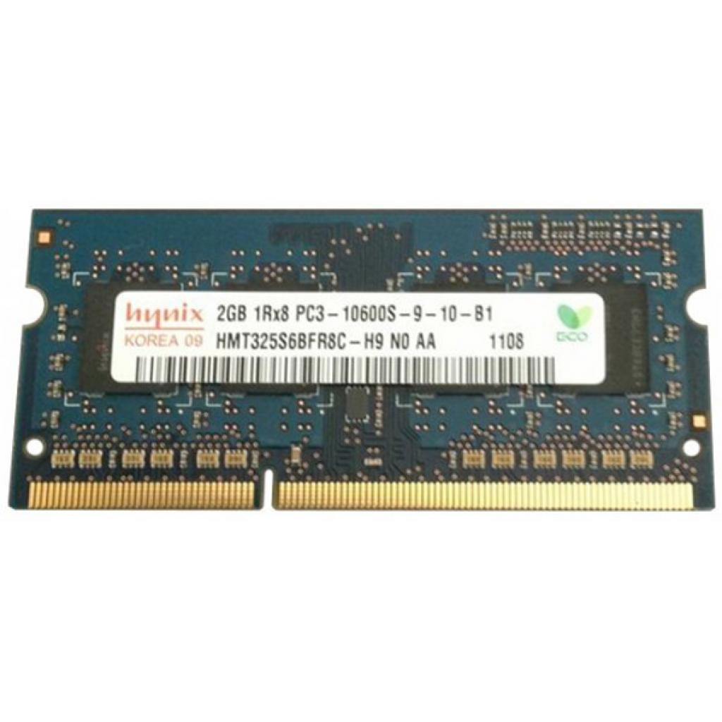 Модуль пам'яті для ноутбука SoDIMM DDR3 2GB 1333 MHz Hynix (HMT325S6BFR8C-H9) - зображення 1