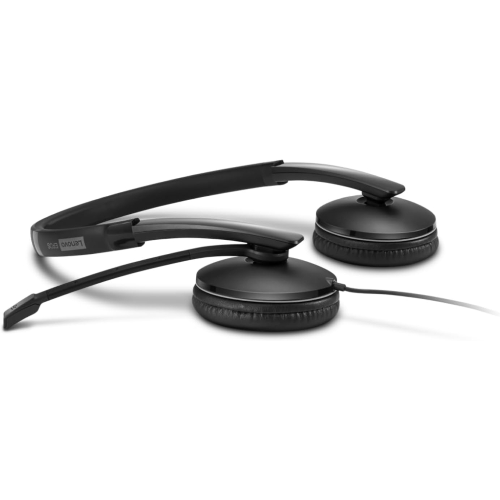 Навушники Lenovo Wired ANC Headset Gen 2 (Teams) Black (4XD1M45627) - зображення 8
