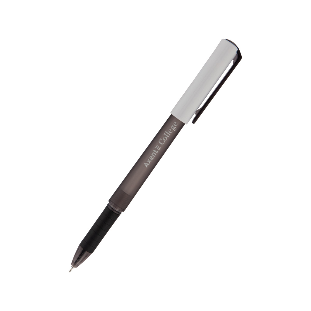 Ручка гелева Axent College 0.5 мм Чорна (AG1075-01-A) - зображення 1