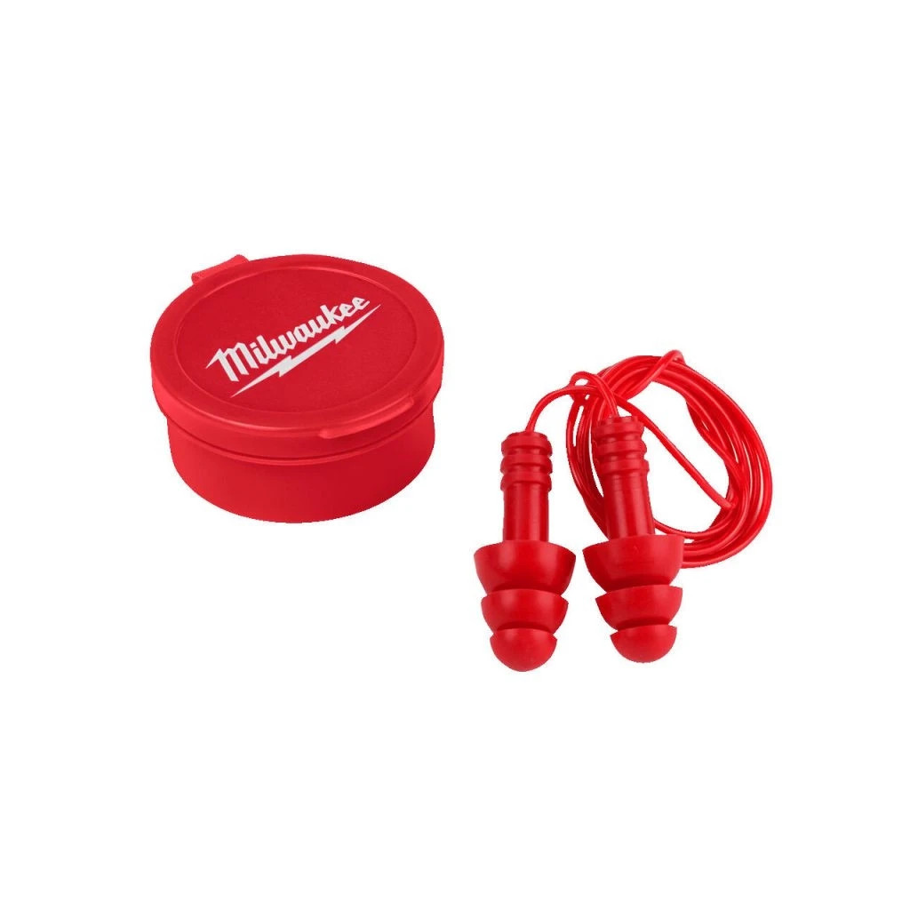 Беруші Milwaukee багаторазові зі шнуром, 3 шт (4932471904) - зображення 1