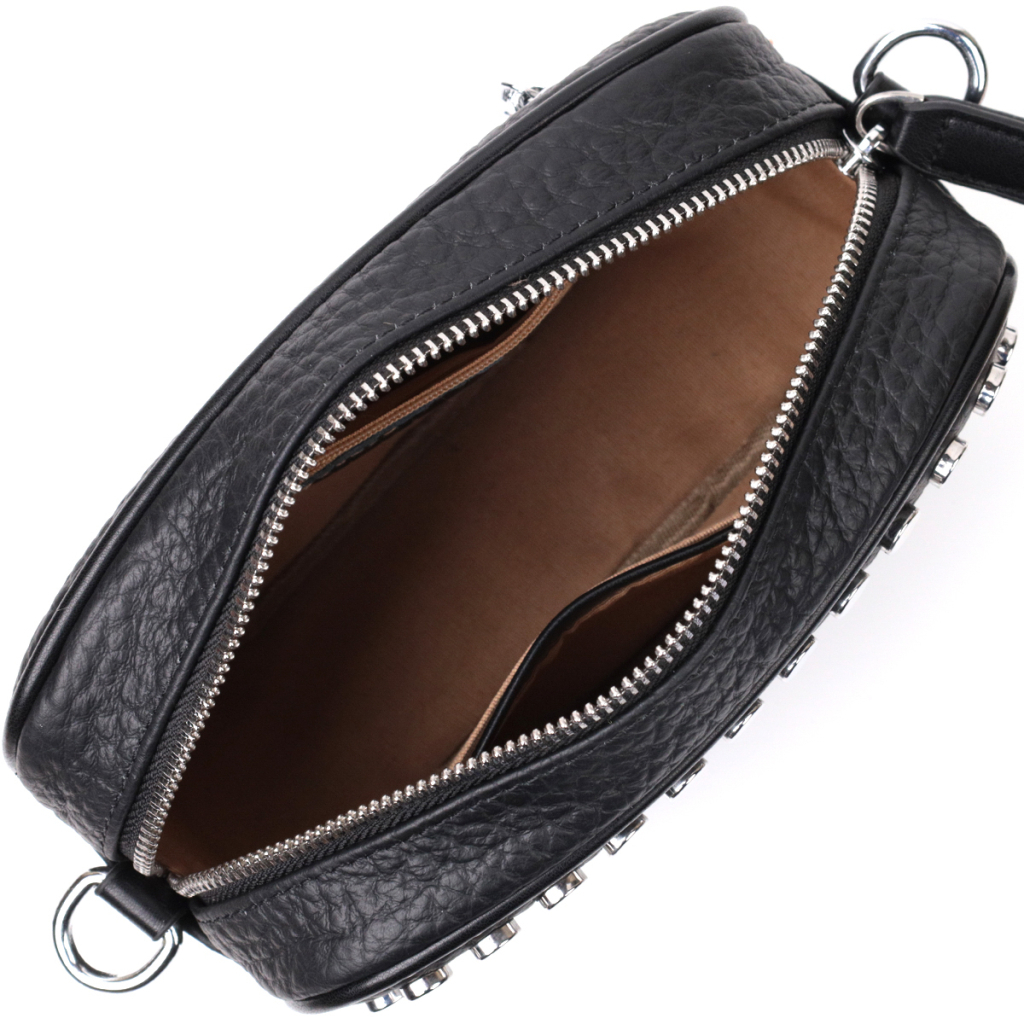 Сумка Vintage З натуральної шкіри Чорна (22333) - зображення 5