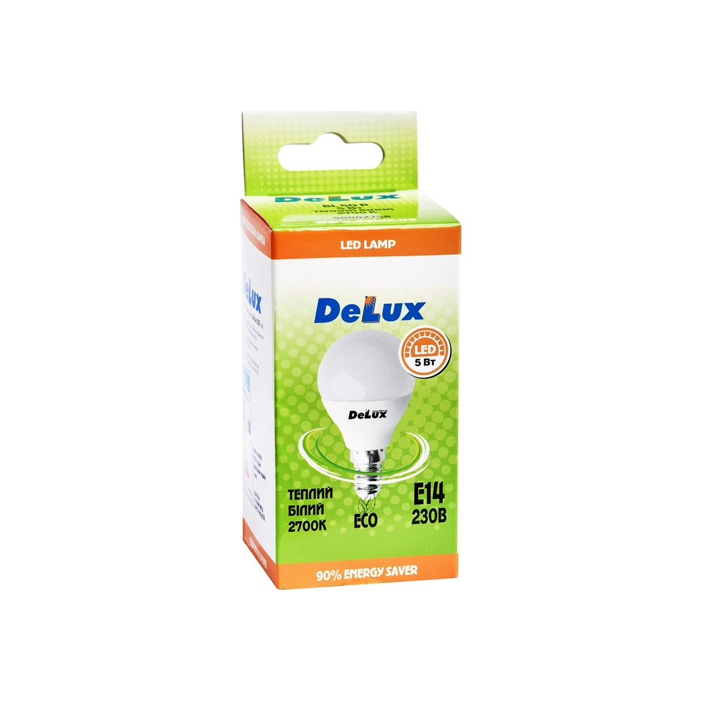 Лампочка Delux BL50P 5 Вт 2700K 220В E14 (90002758) - зображення 3
