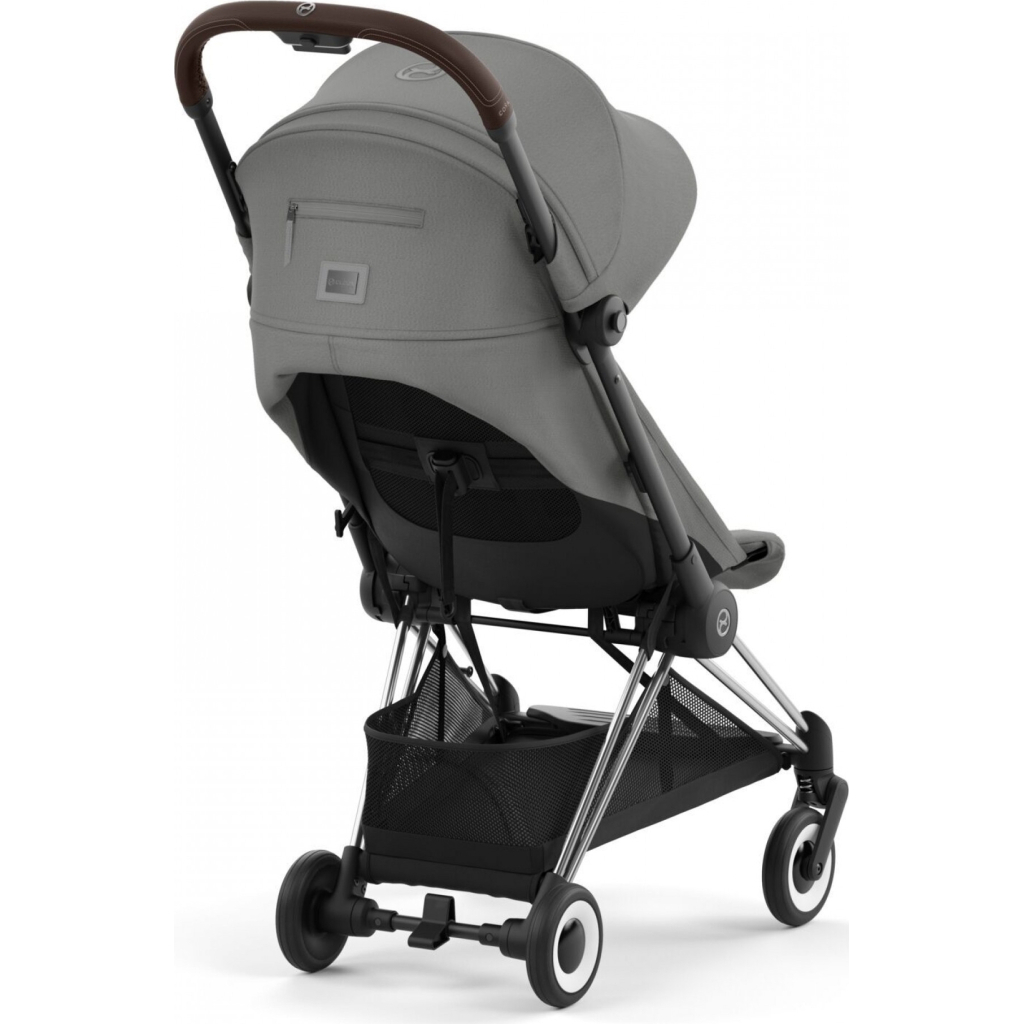 Коляска Cybex Coya Chrome Dark Brown Mirage Grey (522004395) - зображення 7