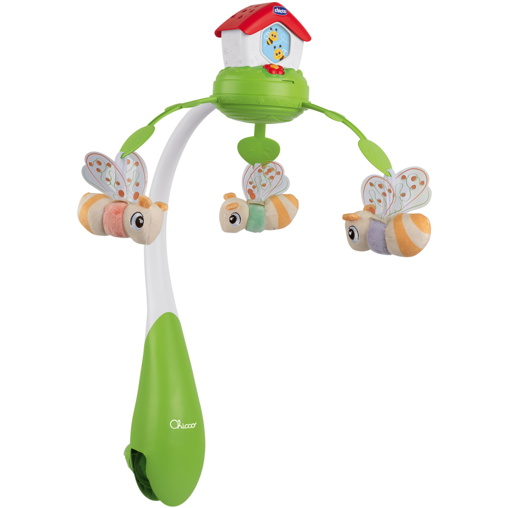 Мобіле Chicco проектор на ліжечко 3 в 1 Бджолиний будиночок (11080.00) - зображення 1
