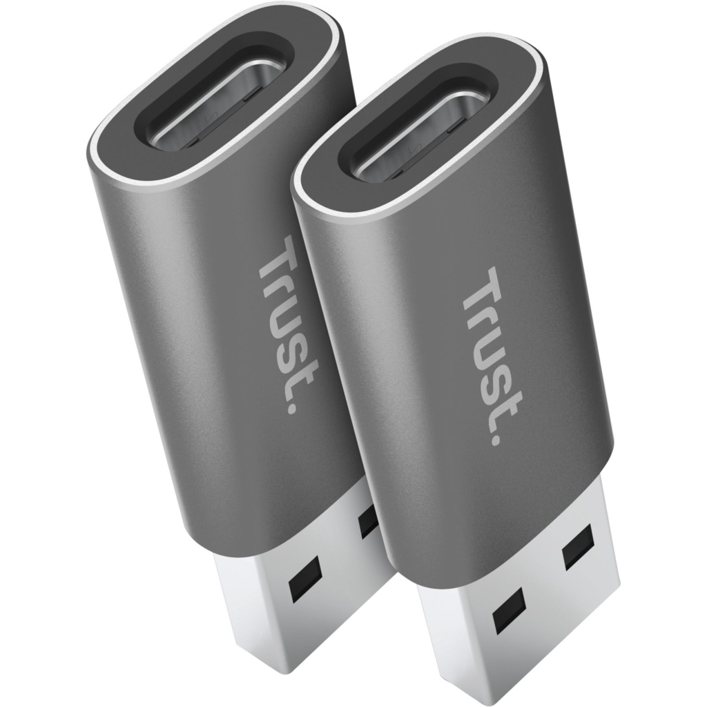 Перехідник USB-C to USB-A 3.2 Adapter 2-Pack Trust (25573_TRUST) - изображение 7