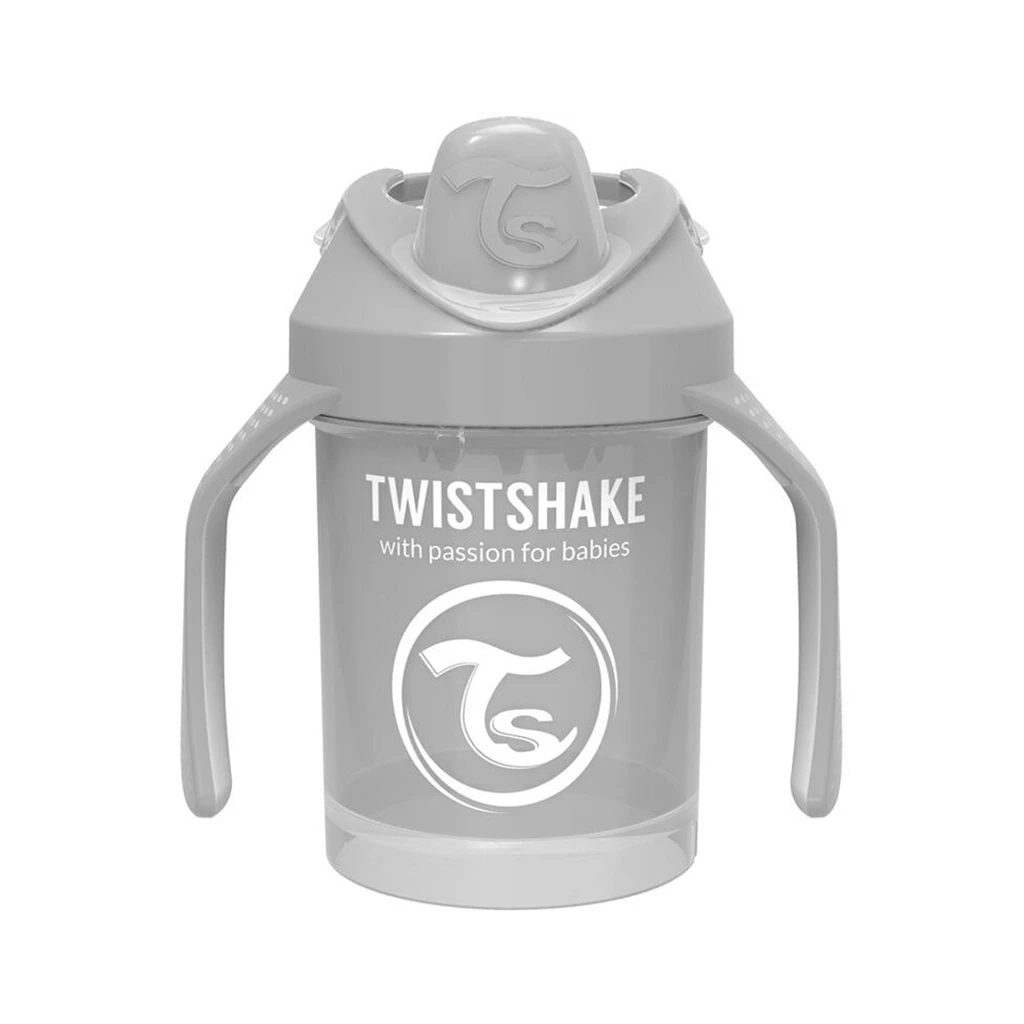 Поїльник-непроливайка Twistshake Міні 230 мл .Сіра (69882) - зображення 1