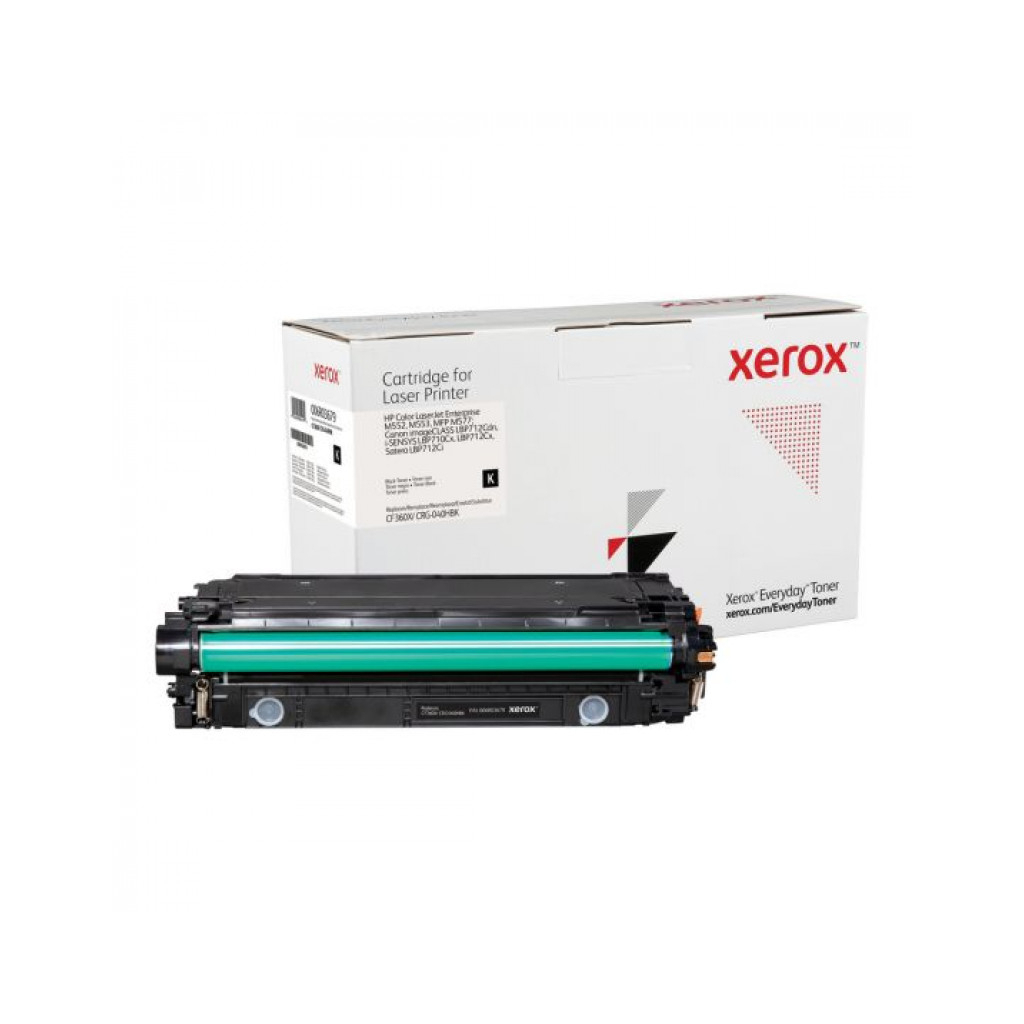 Картридж Xerox HP CF360X (508X), Canon 040H black (006R03679) - зображення 1