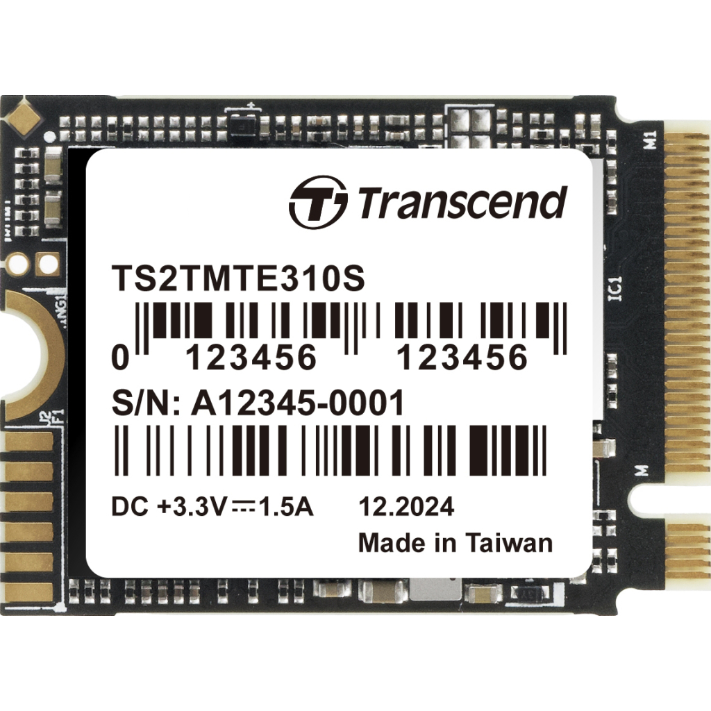 Накопичувач SSD M.2 2230 512GB 310S Transcend (TS512GMTE310S) - изображение 1