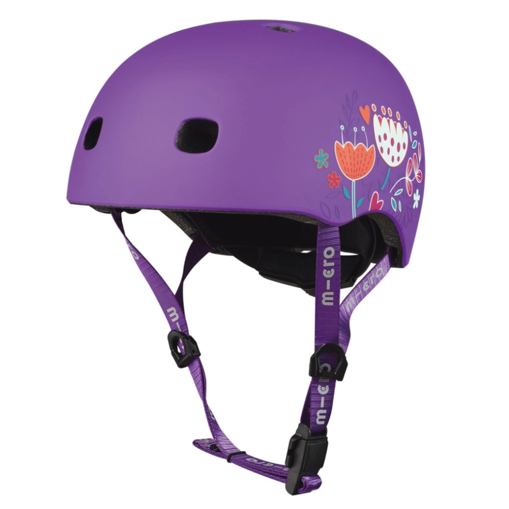 Шолом Micro S (4853 см) фіолетовий з квітами (AC2137BX) - зображення 1
