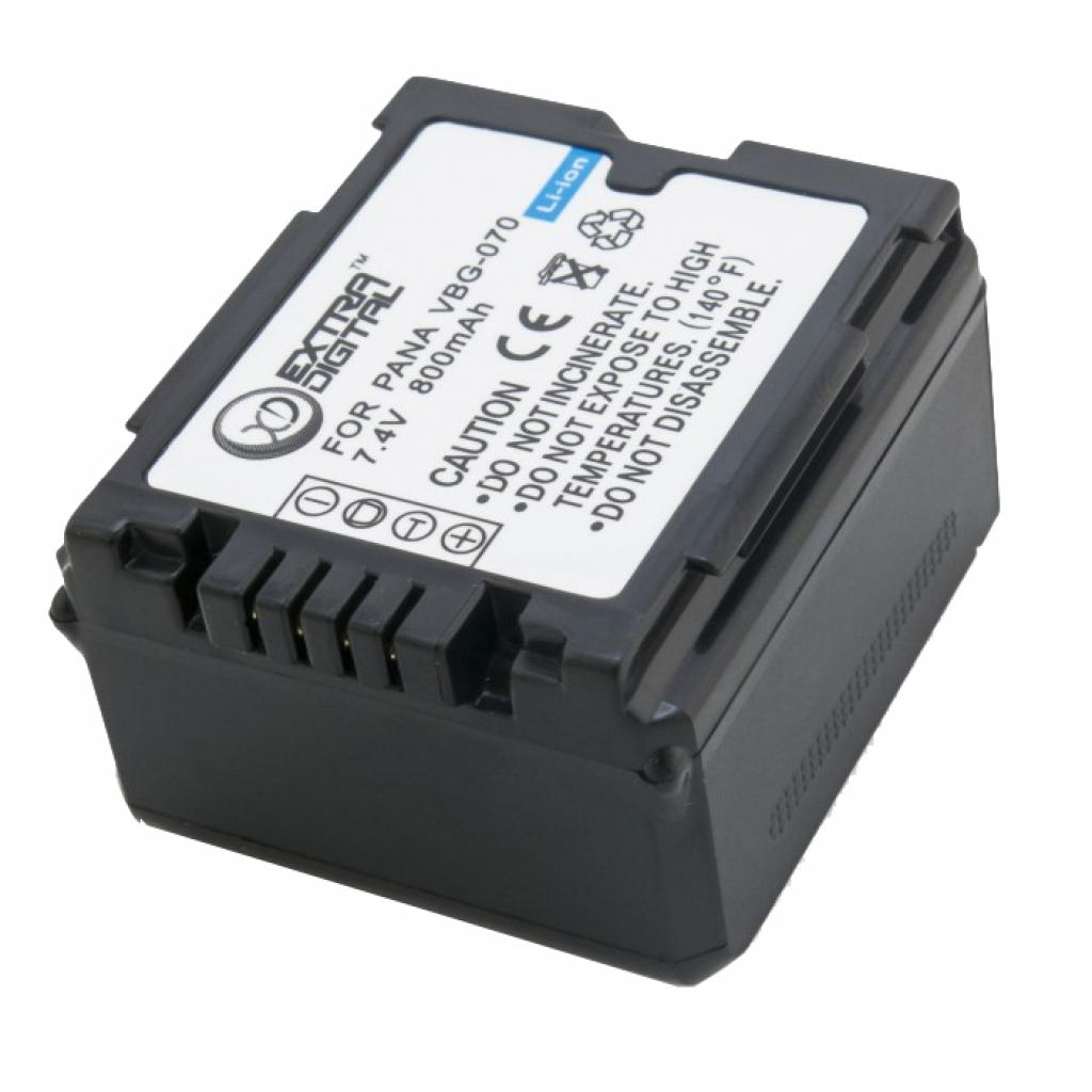 Акумулятор до фото/відео Extradigital Panasonic VW-VBG070 (DV00DV1274) - зображення 4
