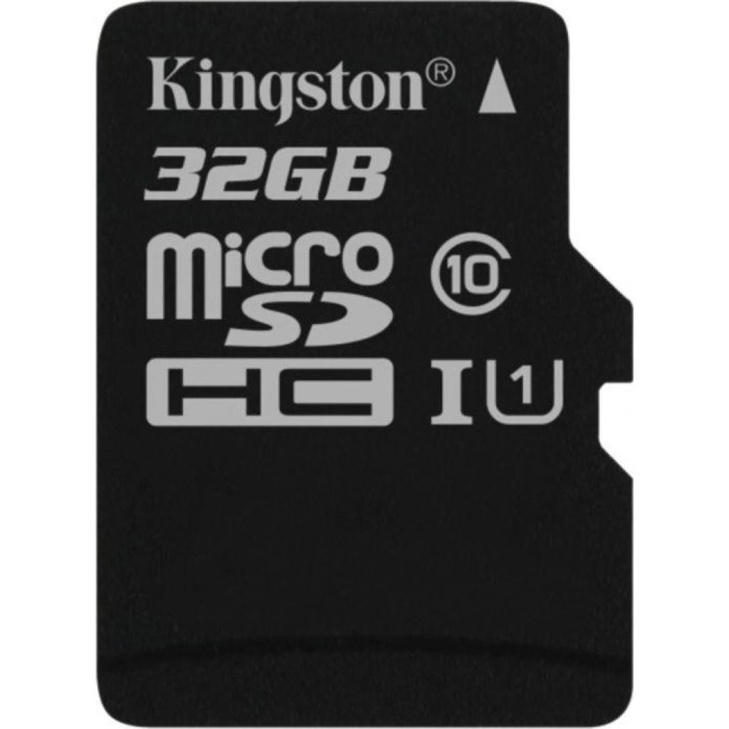 Карта пам'яті Kingston 32GB microSDHC class 10 UHS-I (SDCS/32GBSP) - зображення 1
