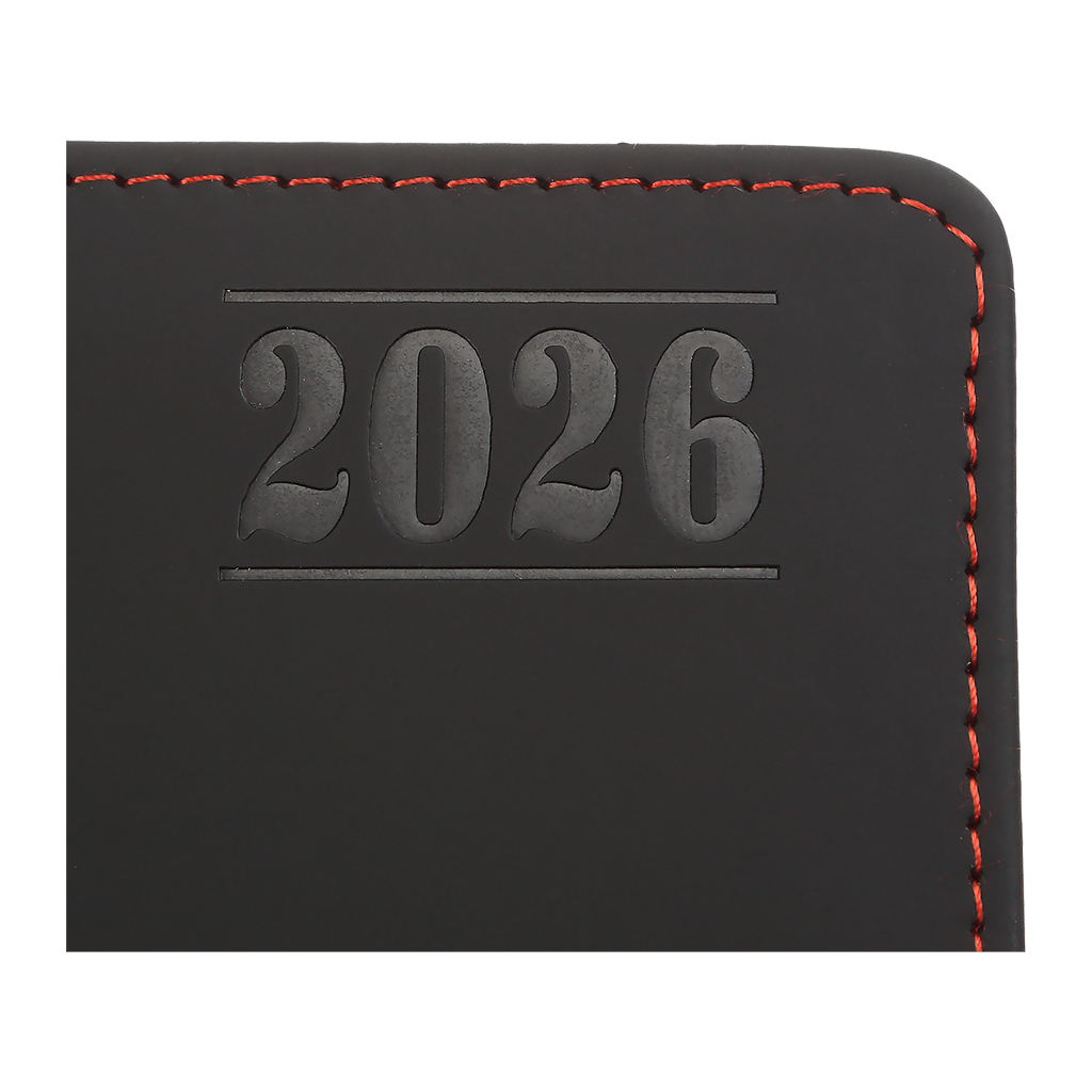 Тижневик Buromax датований 2026 TRIUMPH, А5 червоний (BM.21104-05) - зображення 5