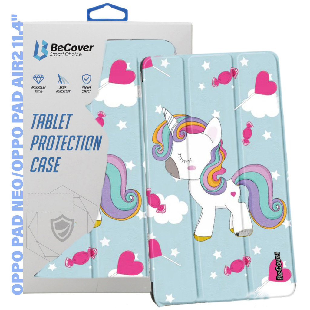 Чохол до планшета BeCover Smart Case Oppo Pad Neo (OPD2302)/ Oppo Pad Air2 11.4" Unicorn (710987) - зображення 1