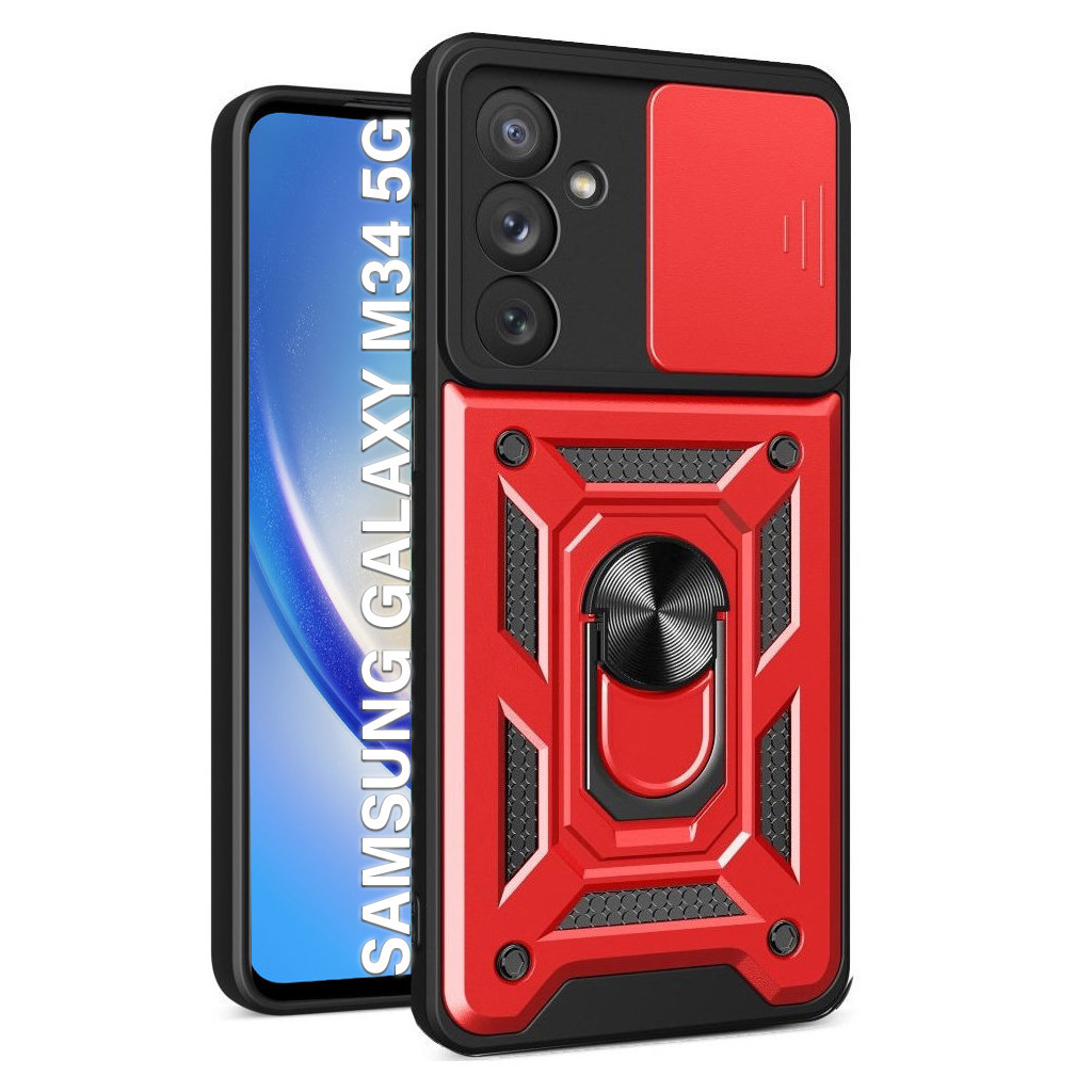 Чохол до мобільного телефона BeCover Military Samsung Galaxy M34 5G SM-M346 Red (710682) - зображення 1