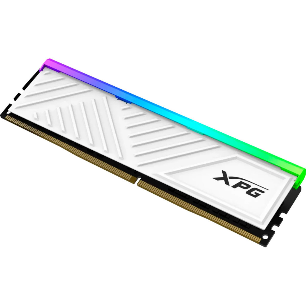 Модуль пам'яті для комп'ютера DDR4 8GB 3600 MHz XPG Spectrix D35G RGB White ADATA (AX4U36008G18I-SWHD35G) - зображення 3