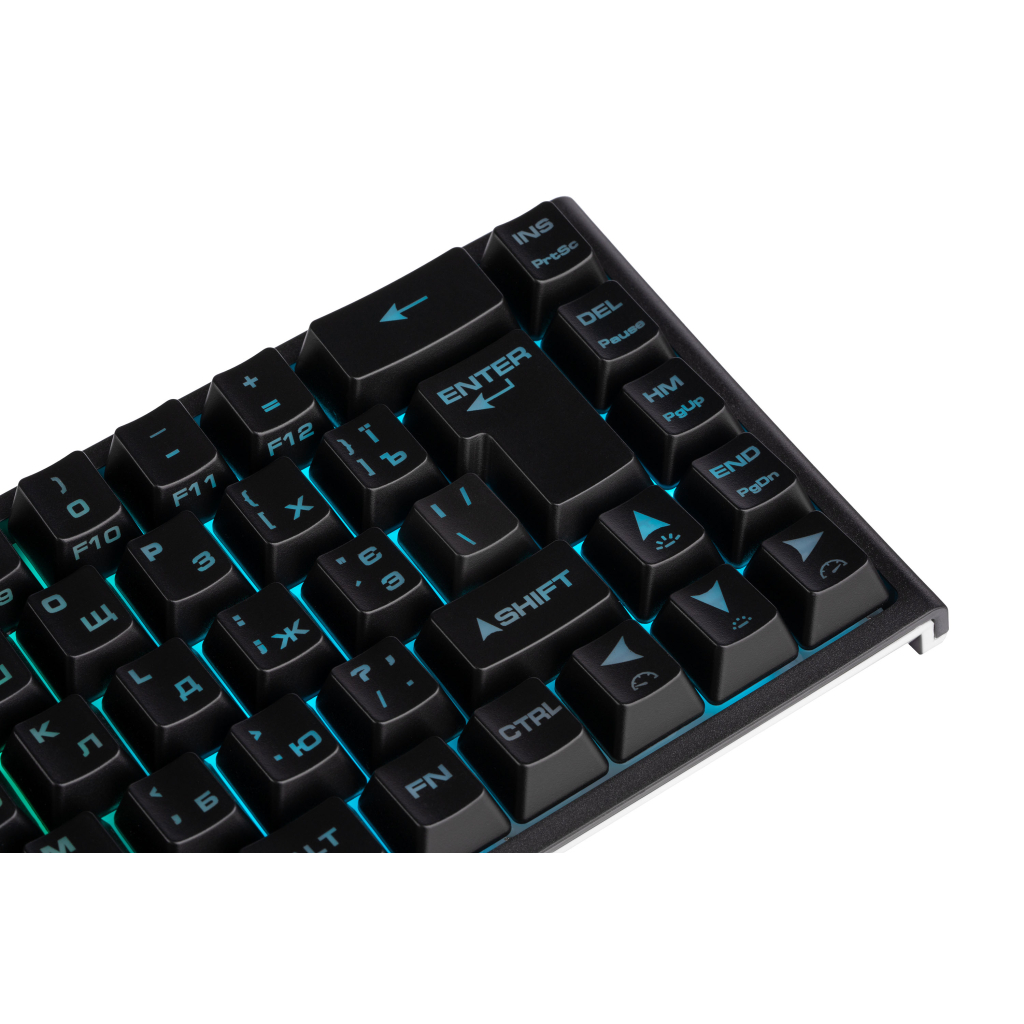 Клавіатура 2E GAMING KG350 RGB 68key USB Black (2E-KG350UBK) - зображення 3