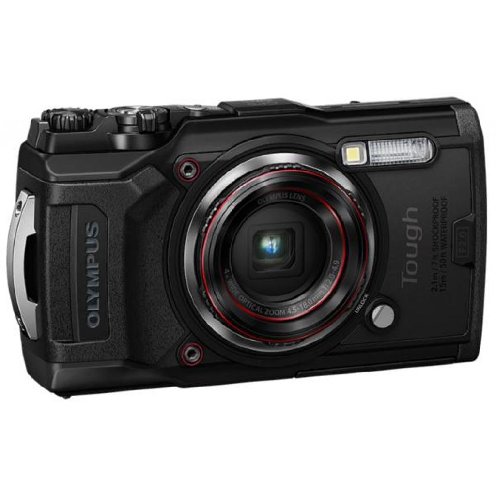 Цифровий фотоапарат Olympus TG-6 Black (Waterproof - 15m; GPS; 4K; Wi-Fi) (V104210BE000) - зображення 2