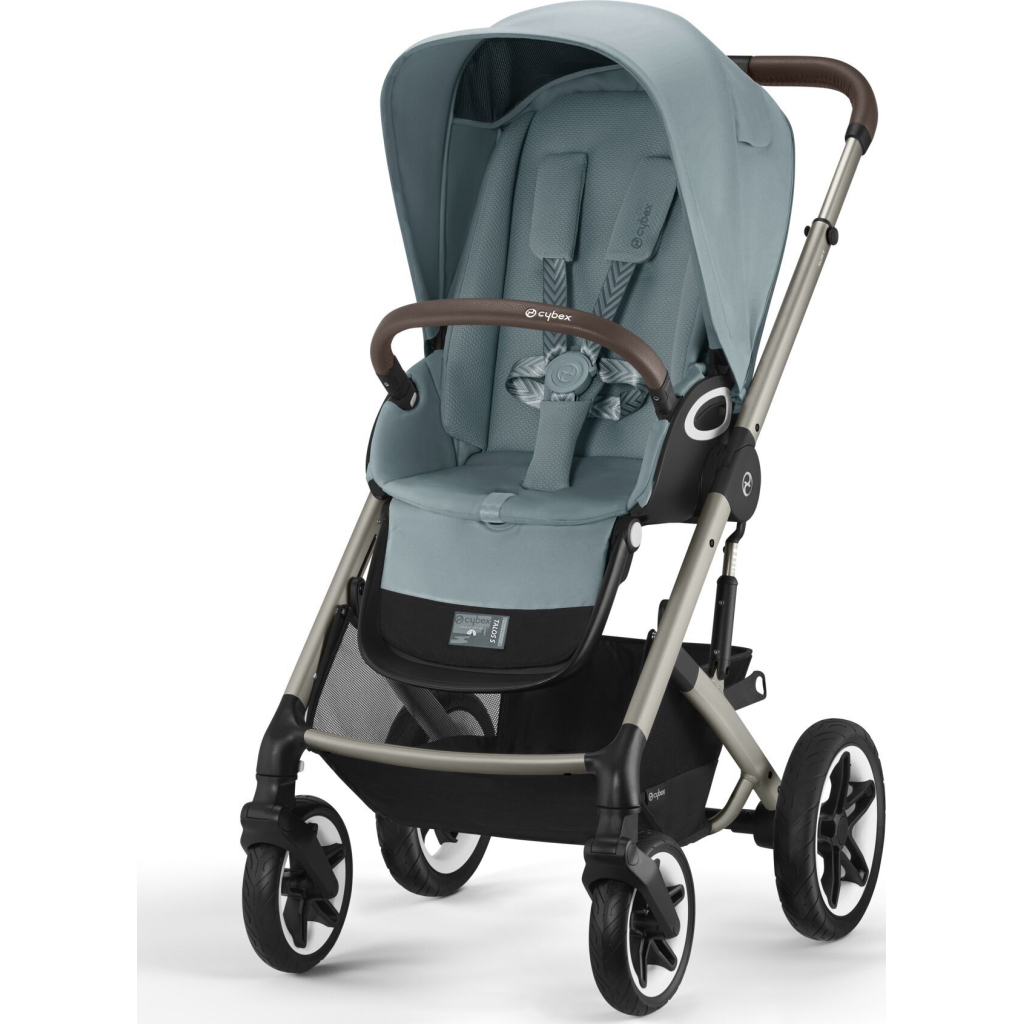 Коляска Cybex Talos S Lux TPE Sky Blue (з бампером) (522002597) - зображення 1