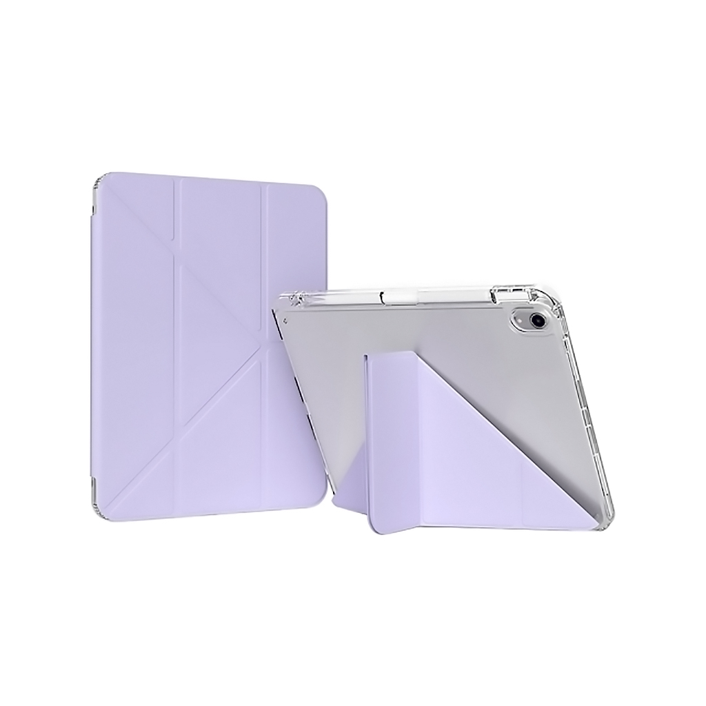 Чохол до планшета BeCover Ultra Slim Origami Transparent Apple iPad Mini 7 2024 Purple (712937) - зображення 2