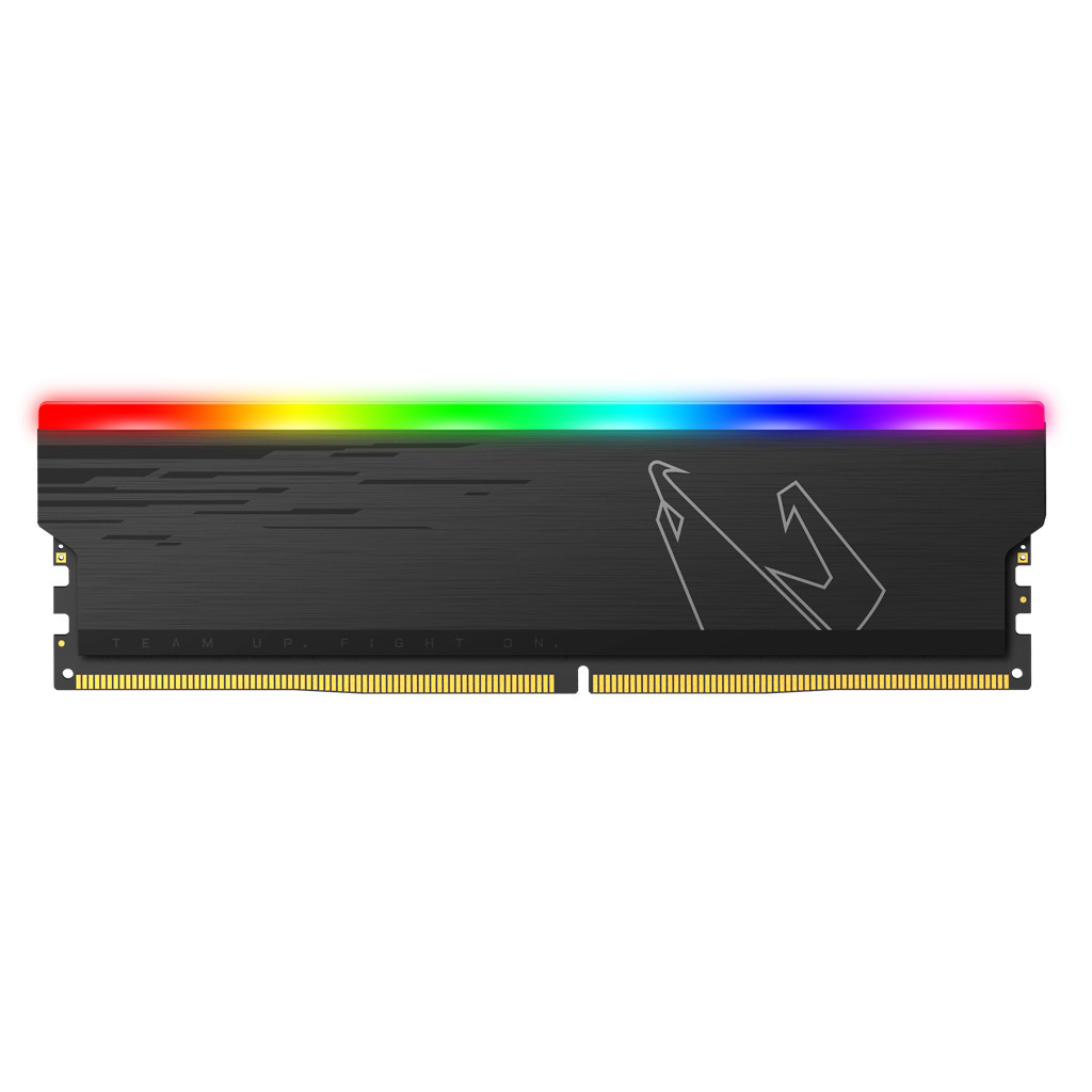 Модуль пам'яті для комп'ютера DDR4 16GB (2x8GB) 3733 MHz AORUS RGB Fusion 2.0 Memory boost GIGABYTE (GP-ARS16G37D) - зображення 4