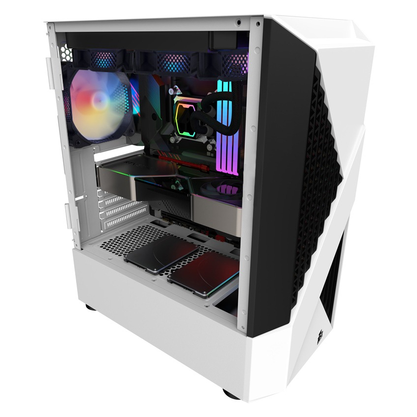 Корпус 1stPlayer F3-A-WH-4F1-PS-600FK-EU White 600W - зображення 10