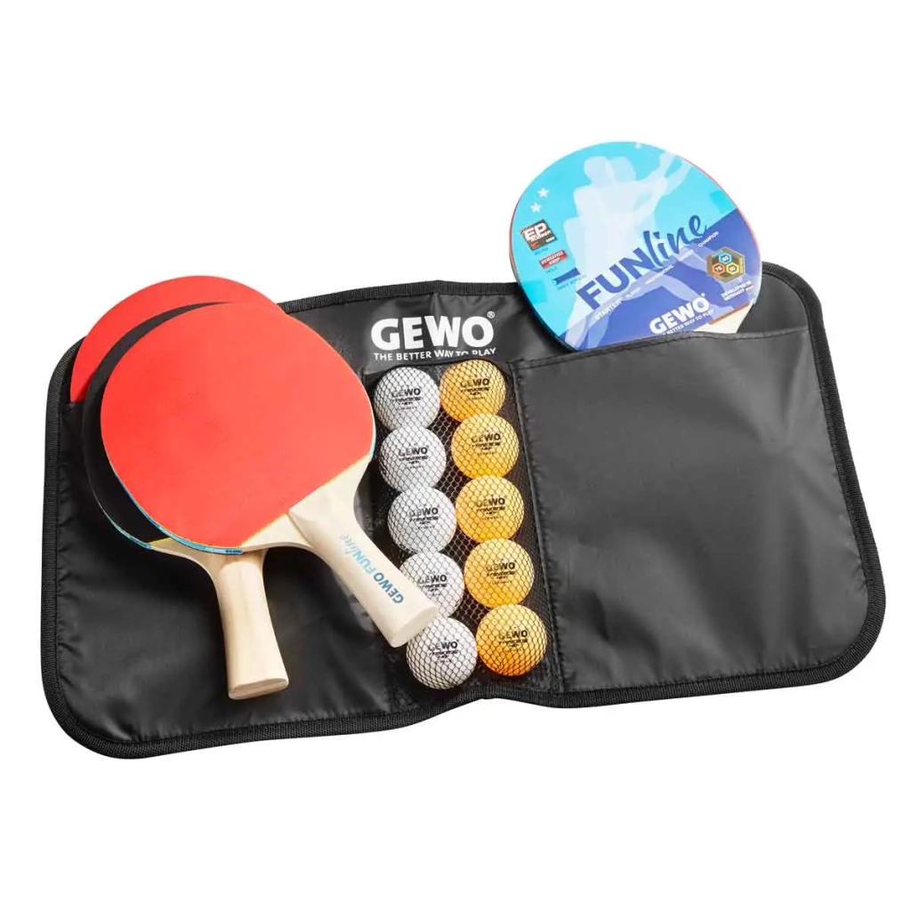 Комплект для настільного тенісу Gewo Fun Time 4 Bats 10 Balls (96980000) (931302) - зображення 2
